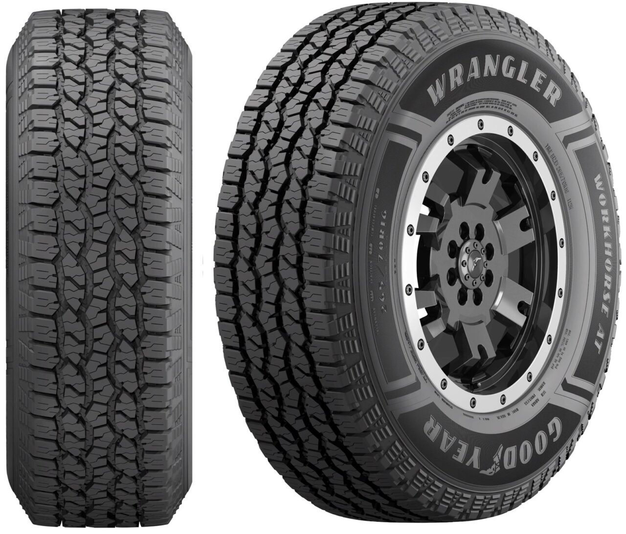 Kit x2 31X10.50R15LT Wrangler Workhorse AT 109 S