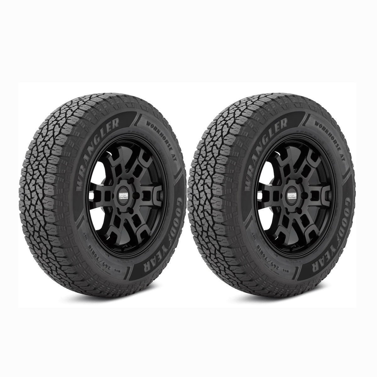 Kit x2 205/60R15 Goodyear Wrangler Workhorse AT 91 H SL